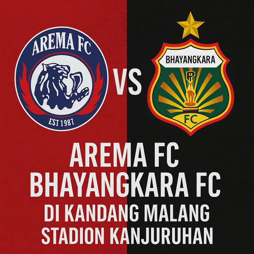 Arema FC Tantang Bhayangkara FC di Kandang Malang
