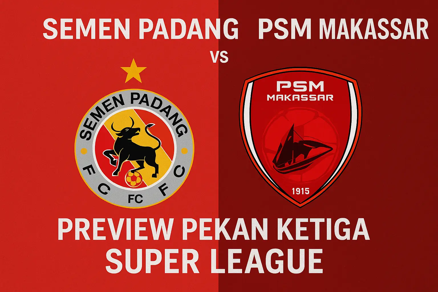 Semen Padang vs PSM Makassar: Preview Pekan Ketiga Super League