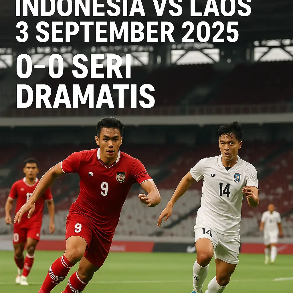 Skor Akhir Indonesia vs Laos 3 September 2025: 0‑0 Seri Dramatis